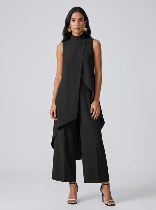 Conjunto largo elegante