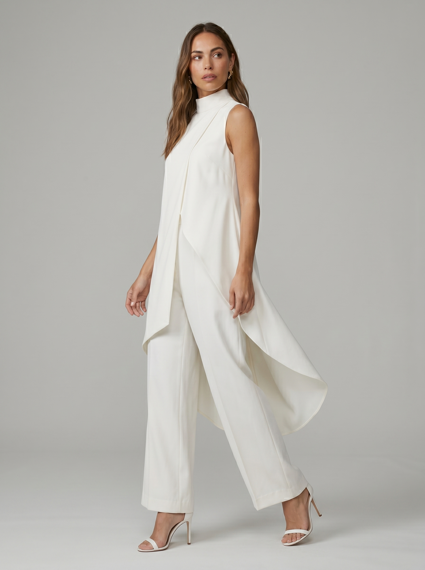 Conjunto largo elegante