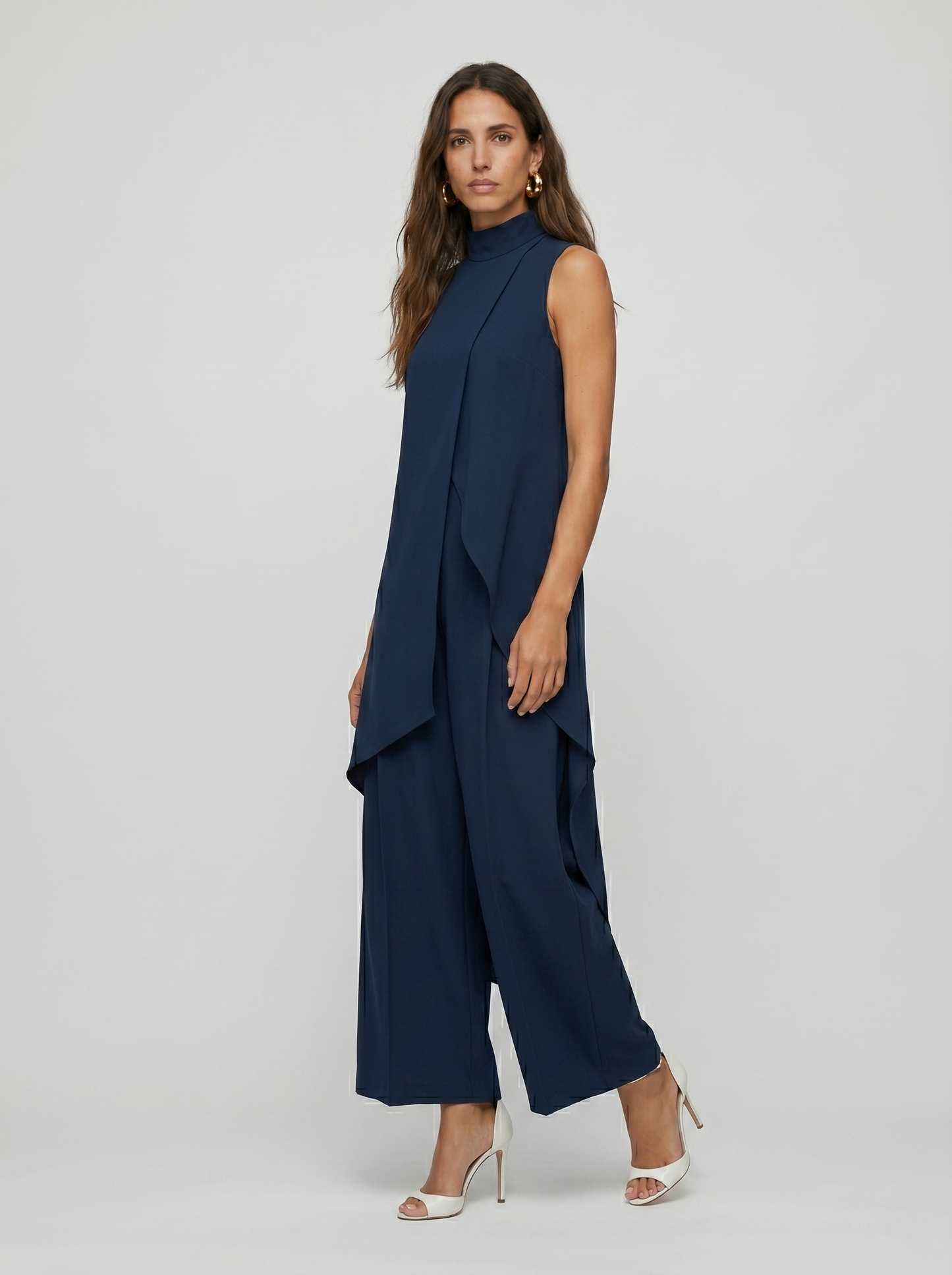 Conjunto largo elegante