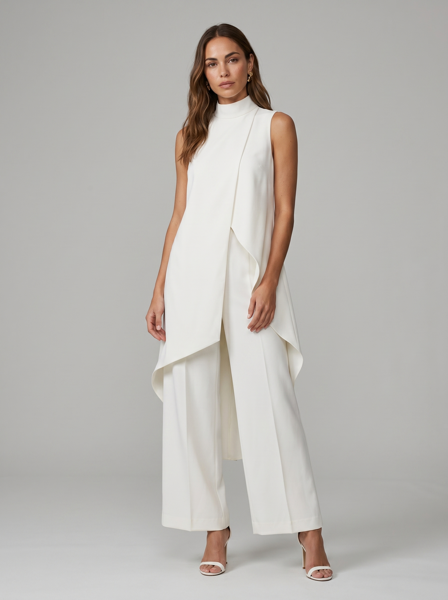 Conjunto largo elegante