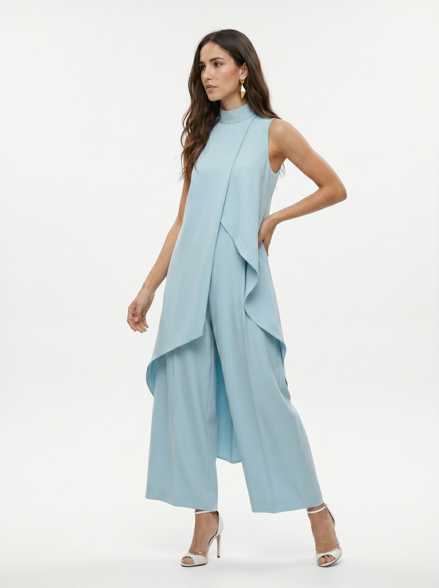 Conjunto largo elegante