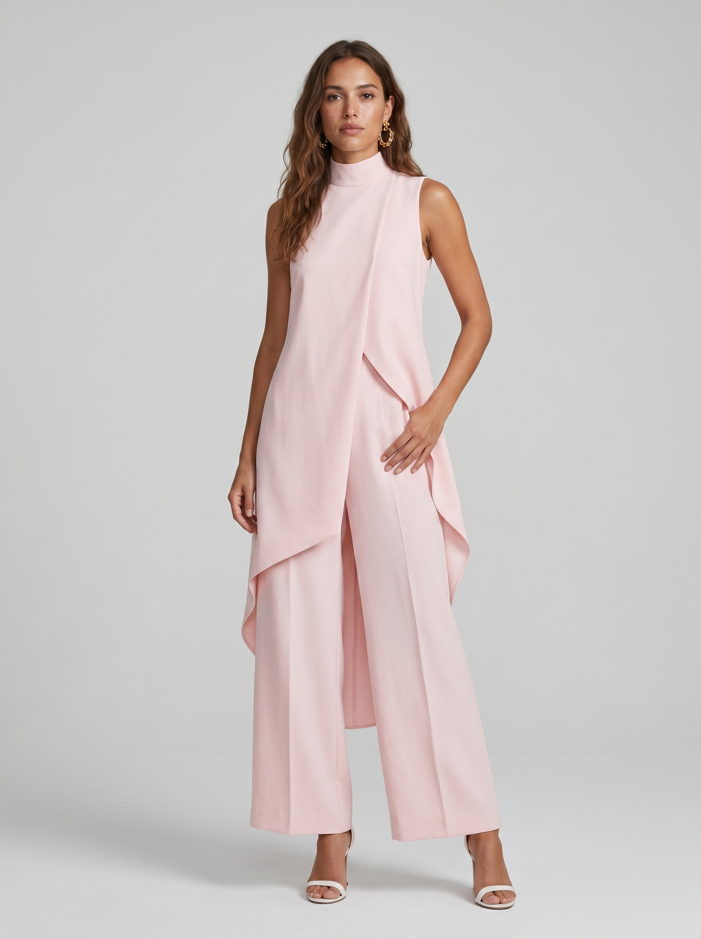 Conjunto largo elegante