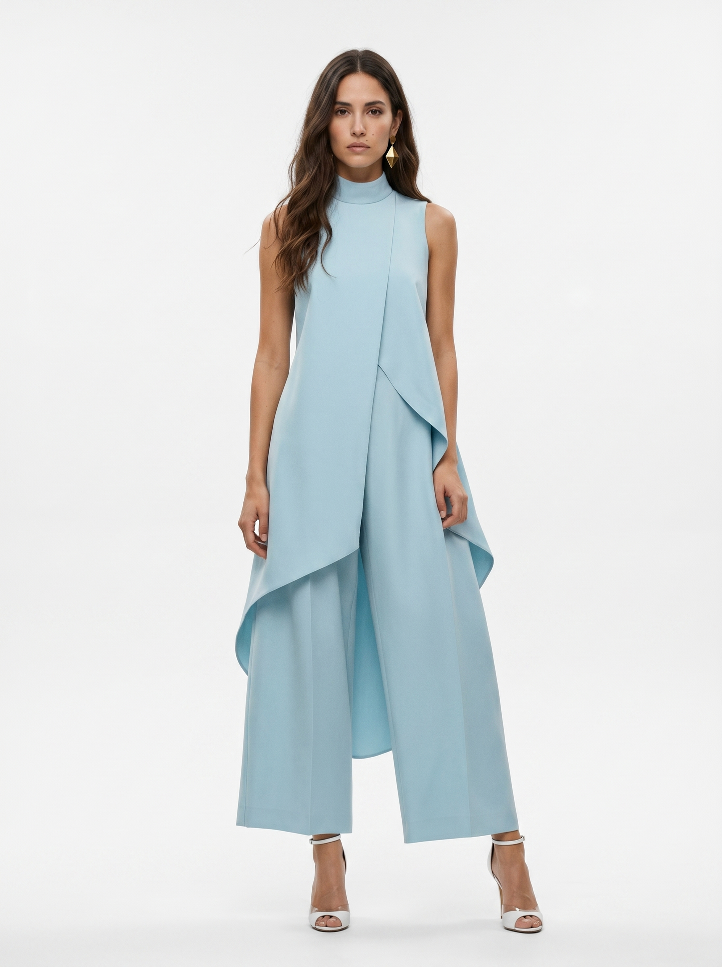 Conjunto largo elegante