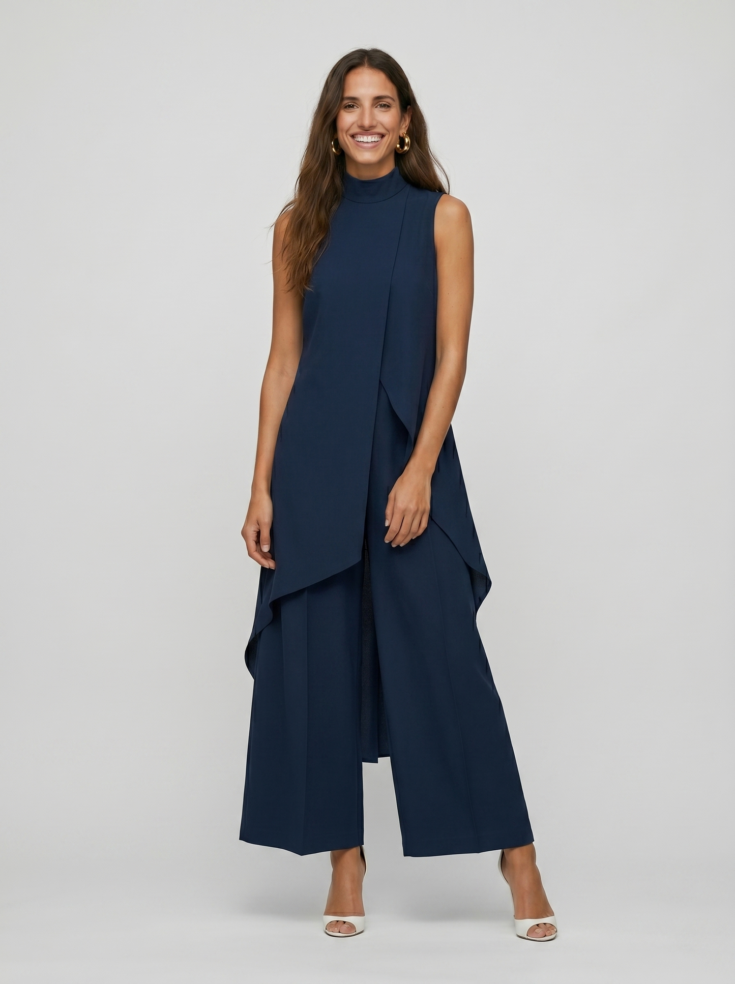 Conjunto largo elegante