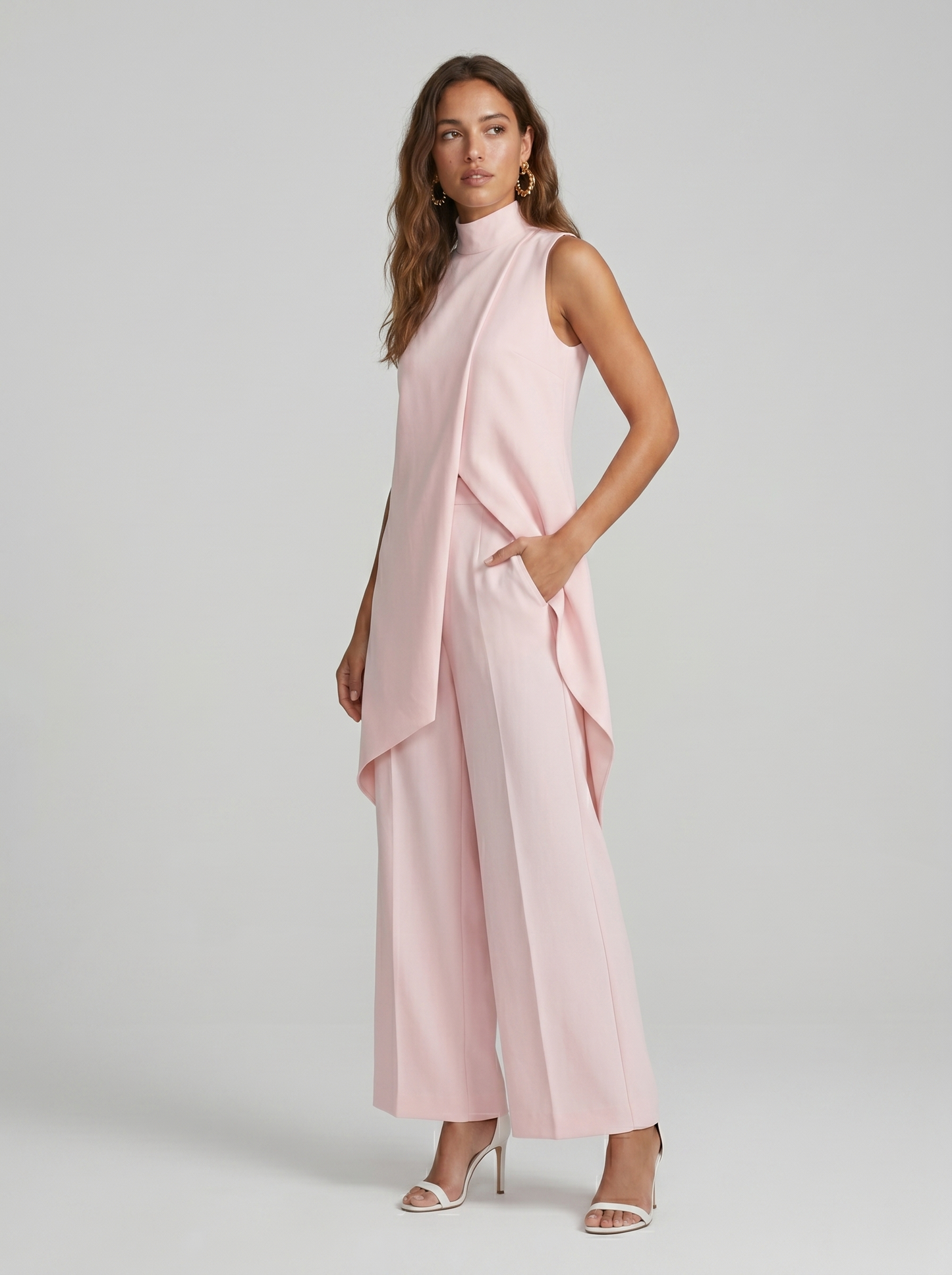Conjunto largo elegante