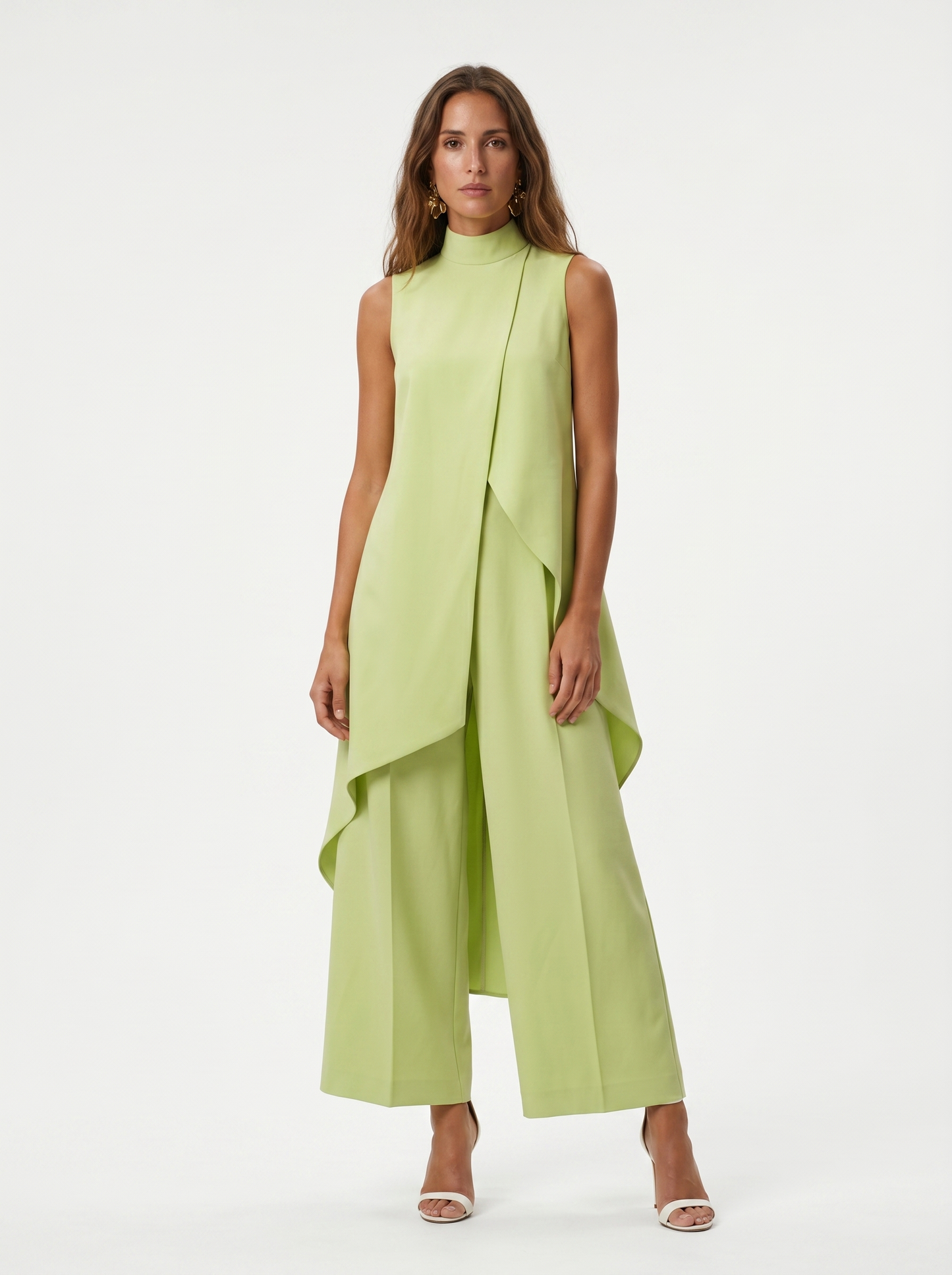 Conjunto largo elegante