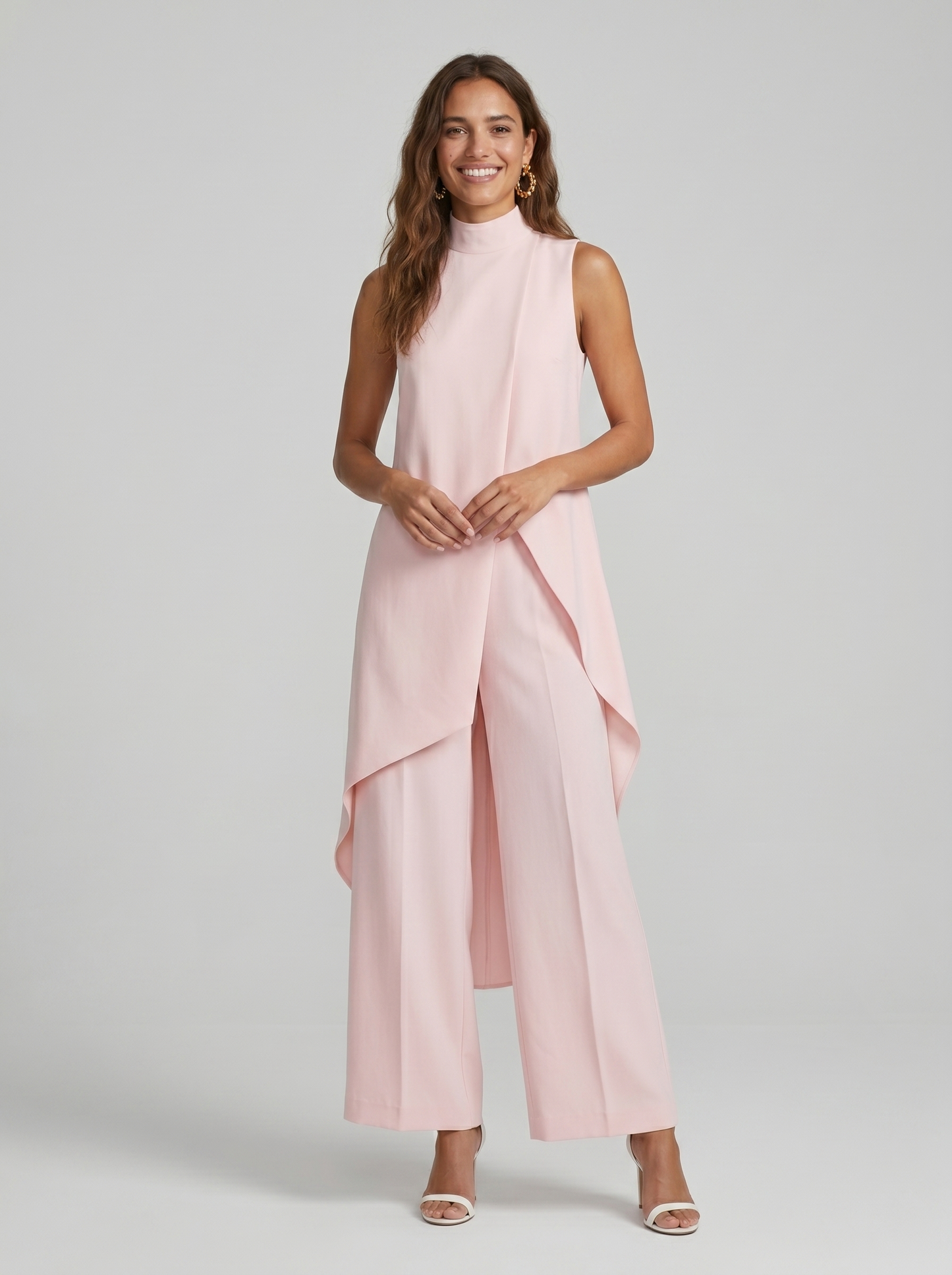 Conjunto largo elegante