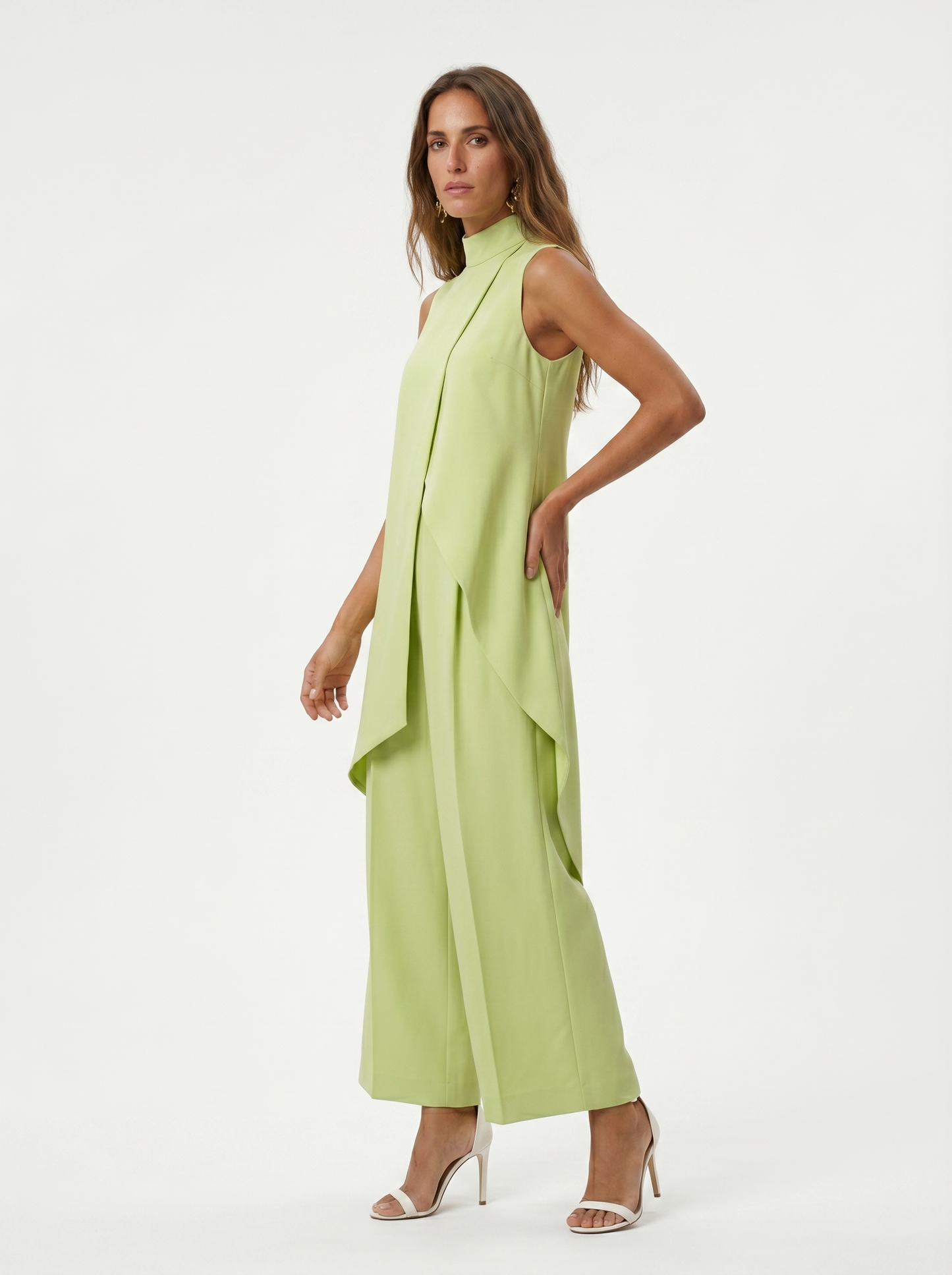 Conjunto largo elegante